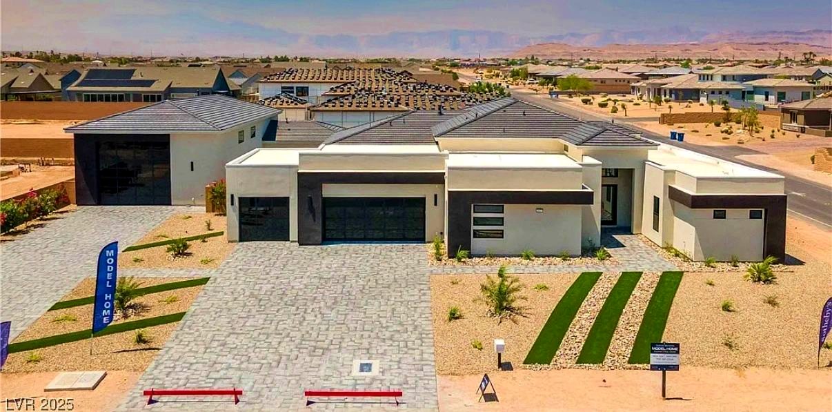 Custom Builds LLC model home with mountain views